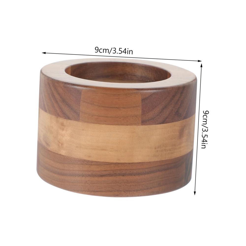 Premium Kaffeepulverständer Handgefertigter Holz-Tamper für Espresso-Liebhaber | Hochwertiger Tischkompressor für perfekten Kaffee-Genuss | Stilvoll und funkt