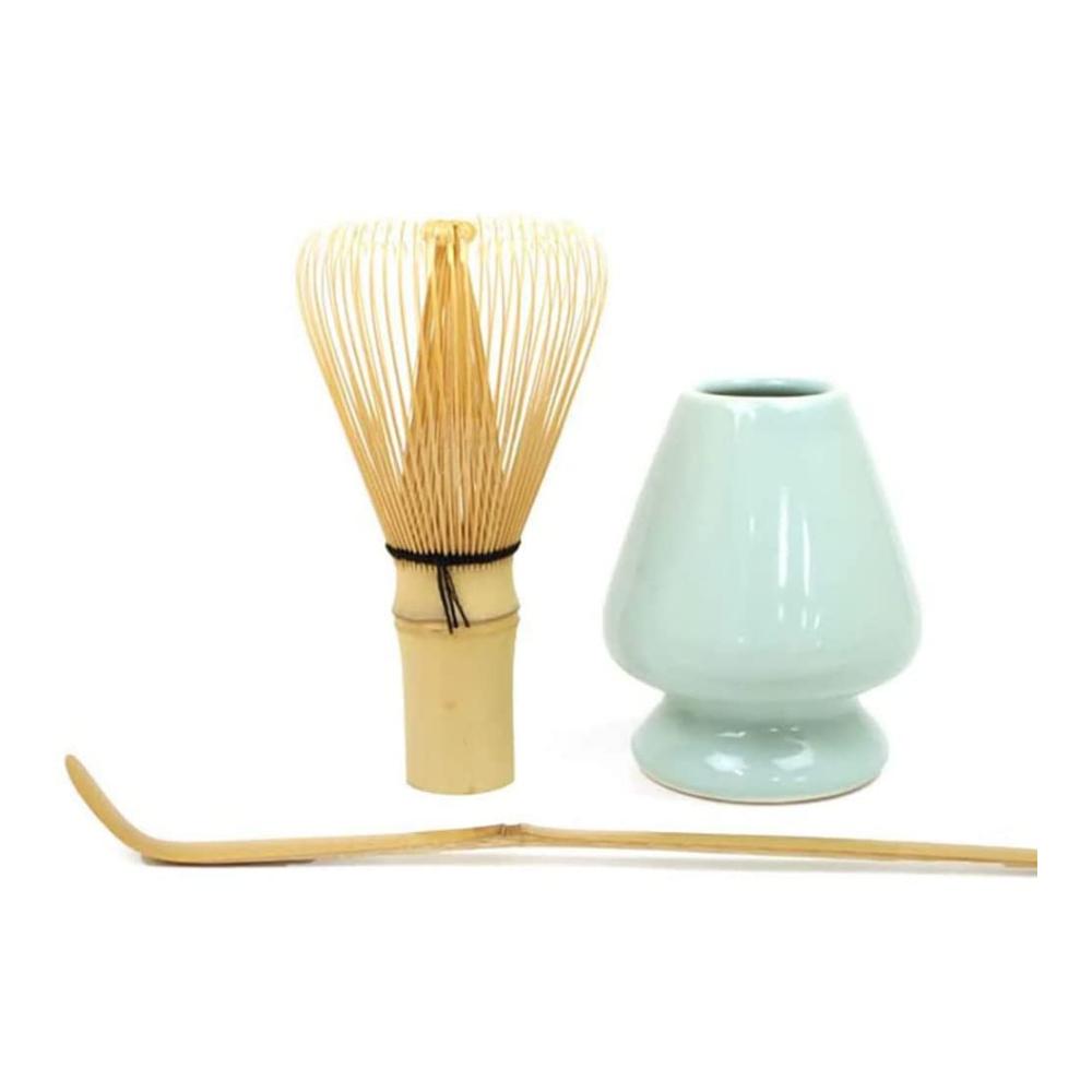 Entdecken Sie die Kunst des Matcha mit unserem Matchabesen-Set Bambus-Chasen Tee-Set und traditioneller Halter für ein authentisches Erlebnis
