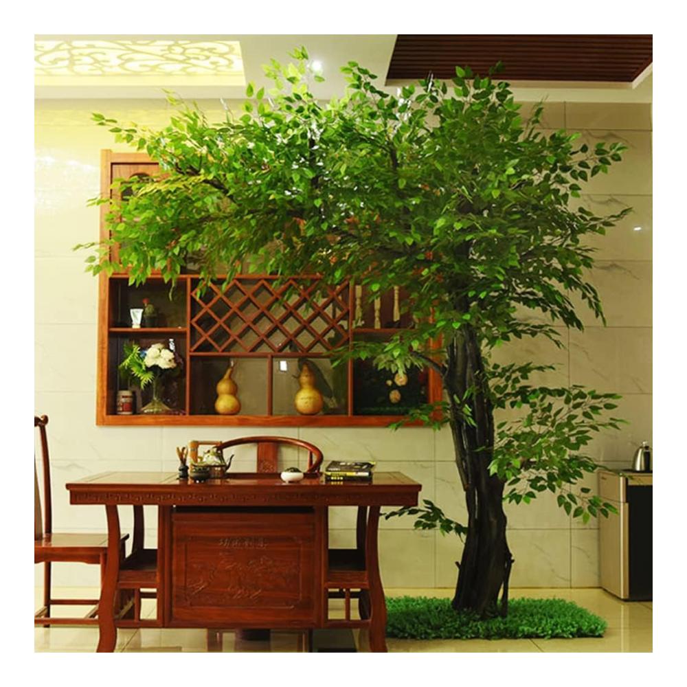 Entdecken Sie den Zauber der Natur mit unserem lebensechten Kunstbaum - 4 bis 9 Fuß hoch. Künstlicher Baum mit echten Holzstielen und realistischen Blättern. Bringen Sie Natur in Ihr Zuhause