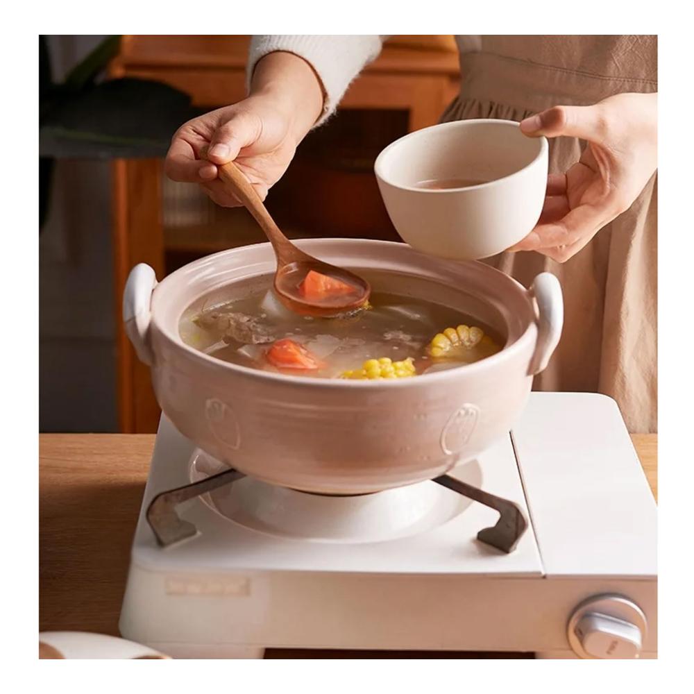 Premium 900 ml Kasserolle aus hitzebeständiger Keramik | Vielseitiger Auflauf- und Suppentopf für die Küche | Robuster Schmortopf für köstliches Kochen | Ideal zum Braten und Sch
