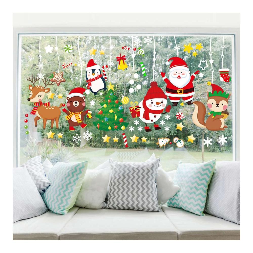 Erstellen Sie eine zauberhafte Winterlandschaft mit unseren Weihnachts Fensterbildern! Dekorieren Sie Ihre Fenster mit wundervollen Schneeflocken und winterlichen Motiven. Perfekt für eine festliche Atmosphäre