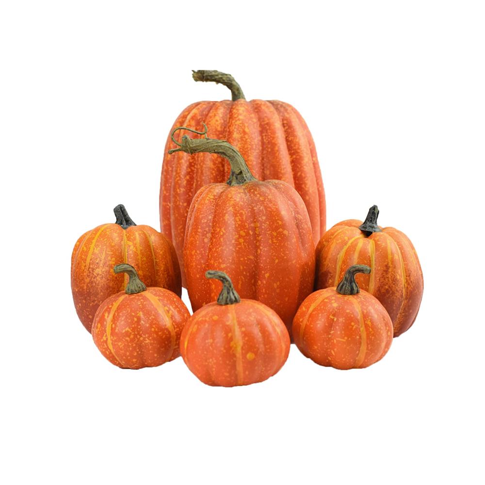 Entdecken Sie die Vielfalt der Natur Früchte Deluxe Set - 7 Stück Künstliche Kürbisse in Weiß für Herbst Thanksgiving & Halloween Dekorationen. Perfekt für Garten Zuhause Partys & Festivals! Erleben Sie die Magie von Früchten in einer festlichen Atmosphäre
