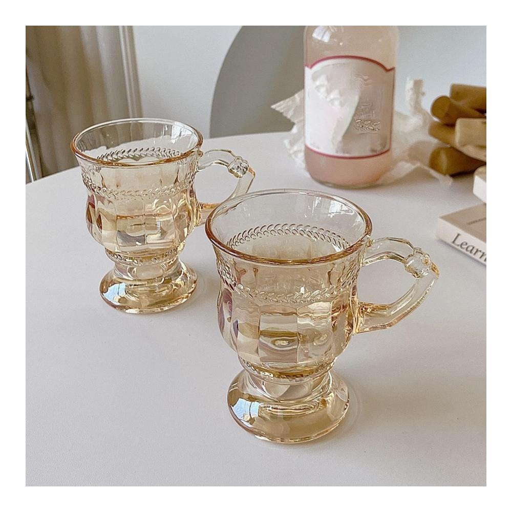 6 Stück Rotweingläser 300 ml Kristallglas Vintage Weingläser - Klassische Eleganz für besondere Anlässe - Handgefertigte Qualität - Ideal für Weinliebhaber und Geschenke