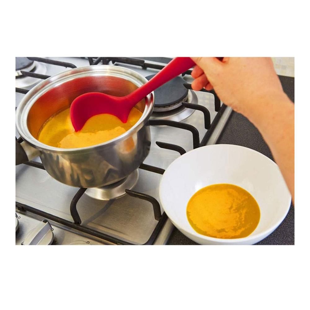 Premium Pfannenwender Set – 10-teiliges Silikon Küchenhelfer Set inkl. Antihaft-Spatel Löffel Lebensmittelzange Eierbeater – Perfekte Küchenwerkzeuge für Kochen Backen & mehr (Farbe B