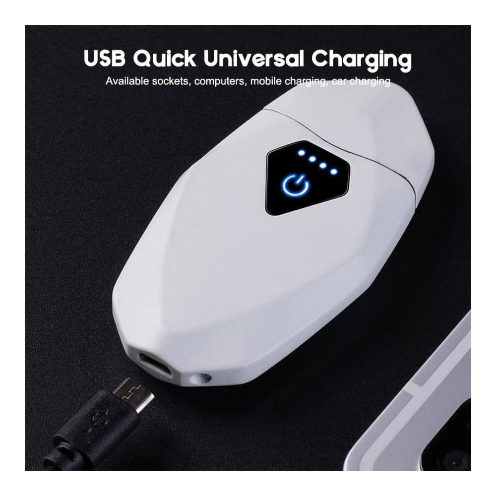 Entfachen Sie das Feuer mit Stil! USB Elektrisches Feuerzeug für Männer und Damen. Elektro Feuerzeug mit USB Aufladung Dual ARC Plasma für beeindruckenden Lichtbogen. Das perfekte Weihnachtsgeschenk für Papa Opa und alle Feuerzeugliebhaber