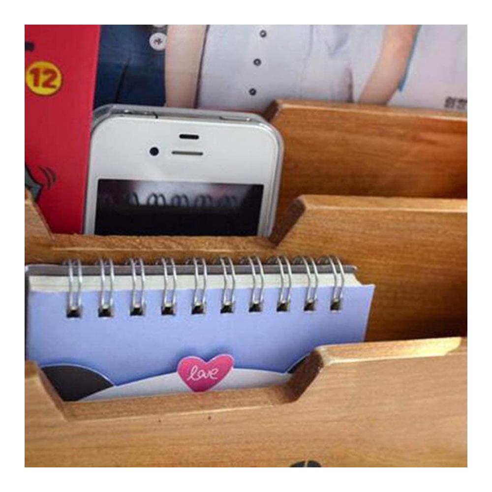 Hochwertige Vintage-Holz Buchstützen fürs Kinderzimmer | Dekorative Hängeboxen zur stilvollen Aufbewahrung von Büchern | Ideales Wanddekor für ein charmantes Ambiente | Praktisches Büroregal für Ordnung und Stil