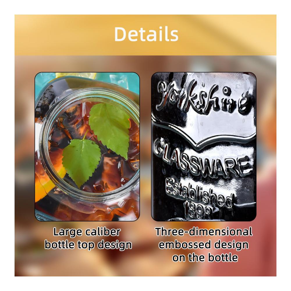 Genießen Sie erfrischende Getränke mit Stil! Glas-Getränkespender & Wasserspender mit Edelstahldeckel 4 Liter Fassungsvermögen. Inklusive Ständer für Partys Hochzeiten und mehr. Ideal für Limonaden Eistee Eisgetränke und Kombucha