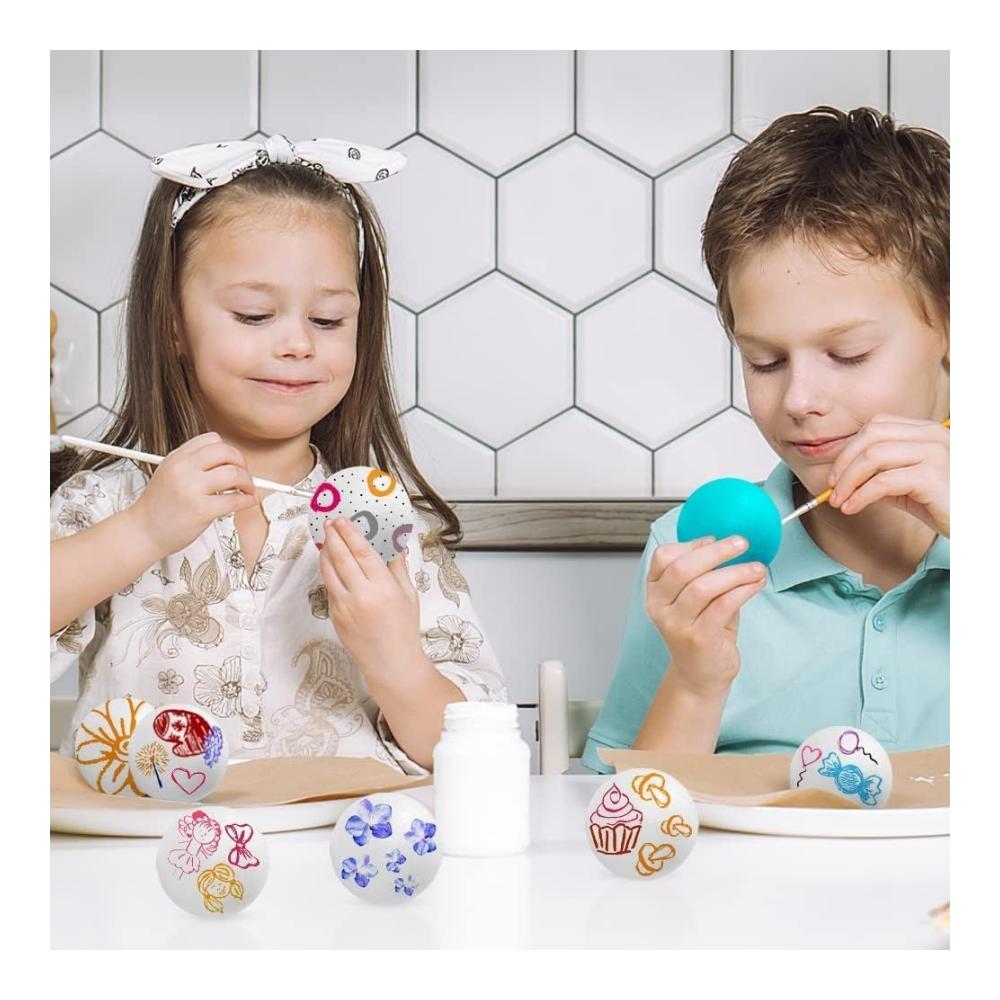 Entdecken Sie kreative Vielfalt mit 100 Steckschaumkugeln - Bastelspaß für DIY-Kunst Schulprojekte & festliche Dekorationen! 5 Größen Styroporkugeln für Weihnachten Ostern & Partys