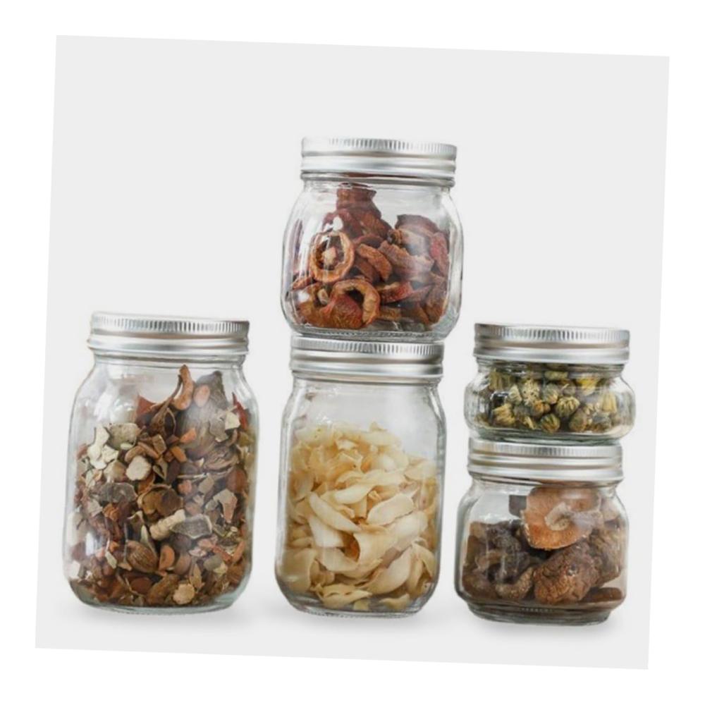 8er Set Vorratsdosen aus Glas mit Deckel - Perfekte Aufbewahrungslösung für Gewürze Snacks & mehr - Luftdichter Vorratsbehälter für Frische & Ordnung in der Küche - Wiederverwendbare Glasbehälter