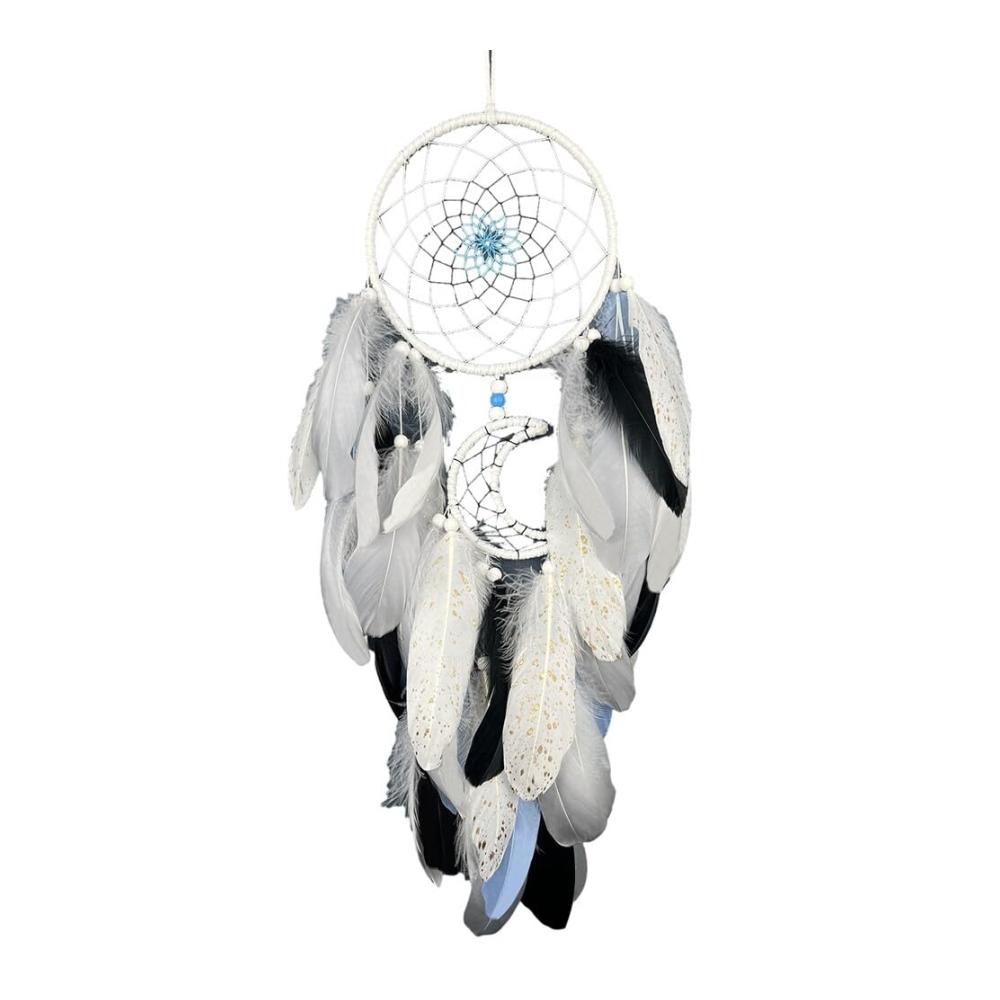 Handgefertigter Feder Traumfänger Wandtattoo - Mobiles Dreamcatcher Set für Schlafzimmerdekoration Hochzeitsfeiern & Geschenke - Kinderzimmer Ornament mit Stil