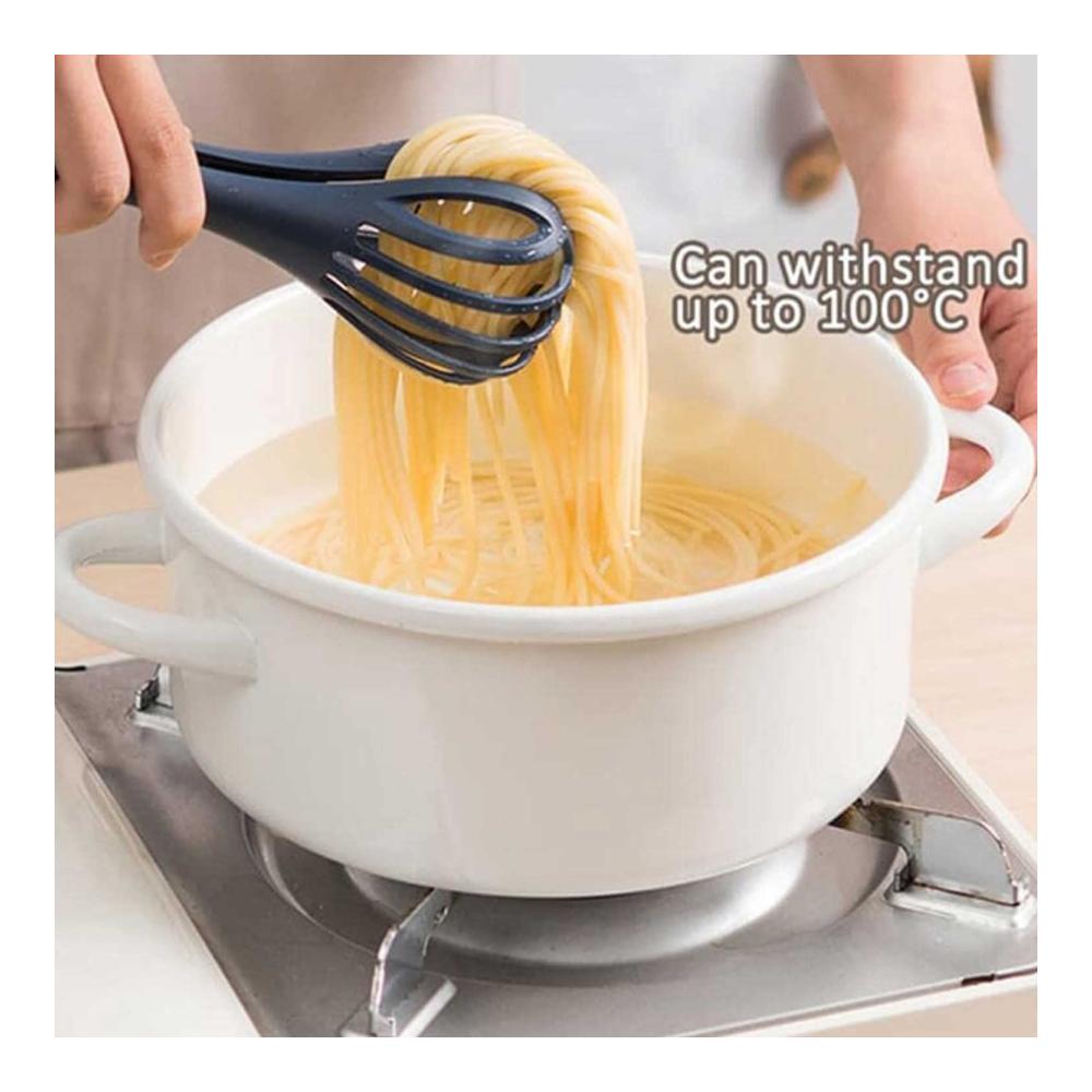 Multifunktionaler 2-in-1 Schneebesen Food Clip & Egg Whisk | Hand-Eierschläger und Nudelzange | Robuster Küchenhelfer für perfekte Eier und Lebensmittelklammern | Spaghetti-Zubereitung leicht gemacht
