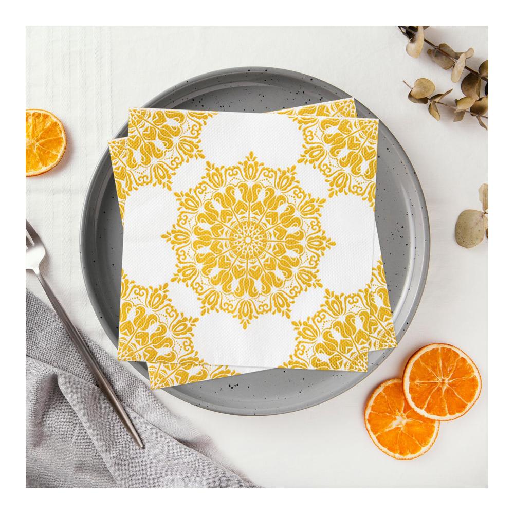 Einweg-Servietten mit Blumenmuster | 80 Stück Papierservietten für elegante Tischdekorationen | Ideal für Muttertag Hochzeit Geburtstag & mehr | Perfekt für Picknick Grillen & Mädchenpartys