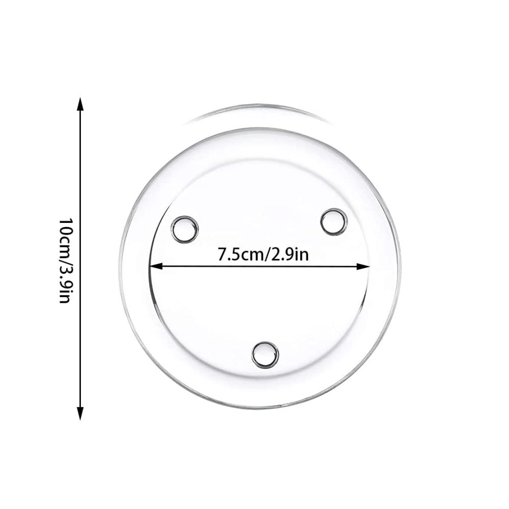 Edler Glanz Set mit 10 Glas-Kerzenständern & Glasuntersetzern - Perfekt für Familienessen Geburtstage Hochzeiten & mehr! Stilvoll für Schlafzimmer Küche Wohnzimmer Esszimmer & Badezimmer