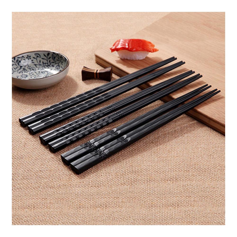 Premium Essstäbchenablagen Stilvolle rutschfeste Alloy Essstäbchen für Sushi & chinesische Küche - Wiederverwendbar & langlebig - Ideal für den Es