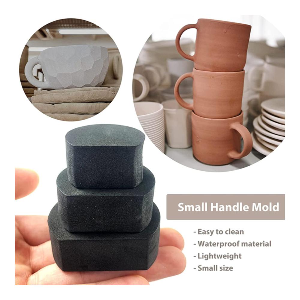 Entdecken Sie das Ultimative Werkzeug 12-teiliges Töpferbecher Griffformen Set für Kreative Tonbecher! Perfekt für Tassengriffherstellung bietet verschiedene Größen und Formen. Meistern Sie die Kunst mit hochwertigen Töpferbecher Griffformen für einzigartige Ton Bechergriffe