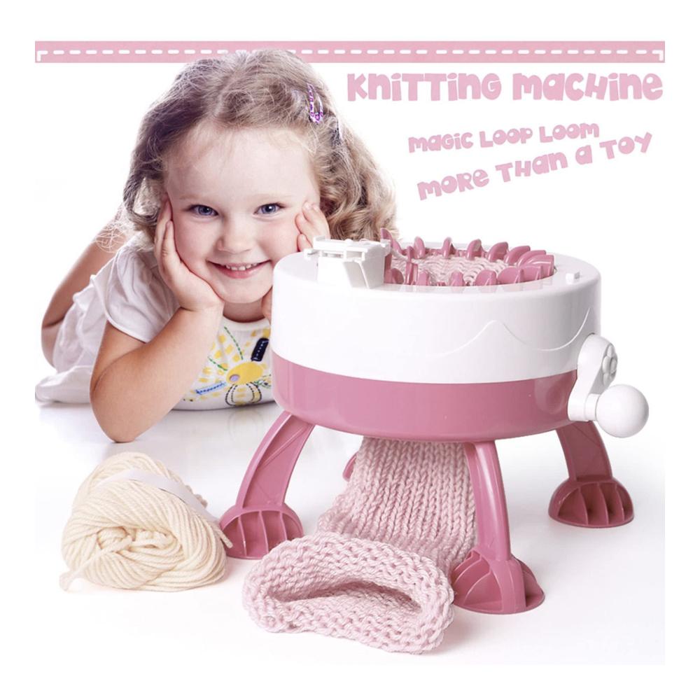 Entdecken Sie die Magie des Strickens mit Präzisions-Stricknadeln - Handstrickset für Kreative Strickmaschine 22 Nadeln DIY Kit für Socken Mützen Schals. Innovatives Design manuelle Bedienung perfekt für Erwachsene und Kinder. Stricken Sie stilvolle Accessoires und Geschenke - Spaß und Kreativität vereint