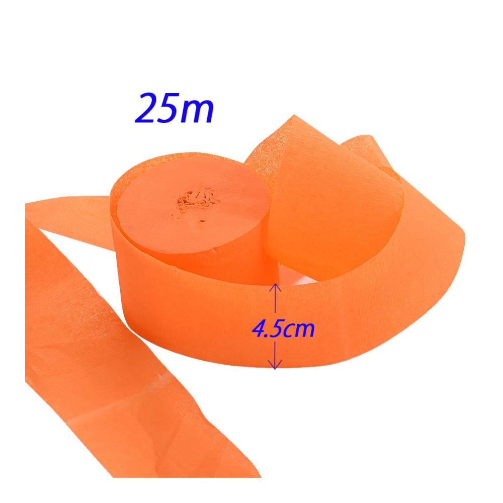 MEJOSER Premium 25m x 4.5 cm Regenbogen Kreppbänder Rolle - Hochwertiges DIY Krepppapier in 9 Farben für Partydekorationen Hochzeiten Taufen Geburtstage und Weihnachten - Kreatives Seidenpapier für unvergessliche Dek