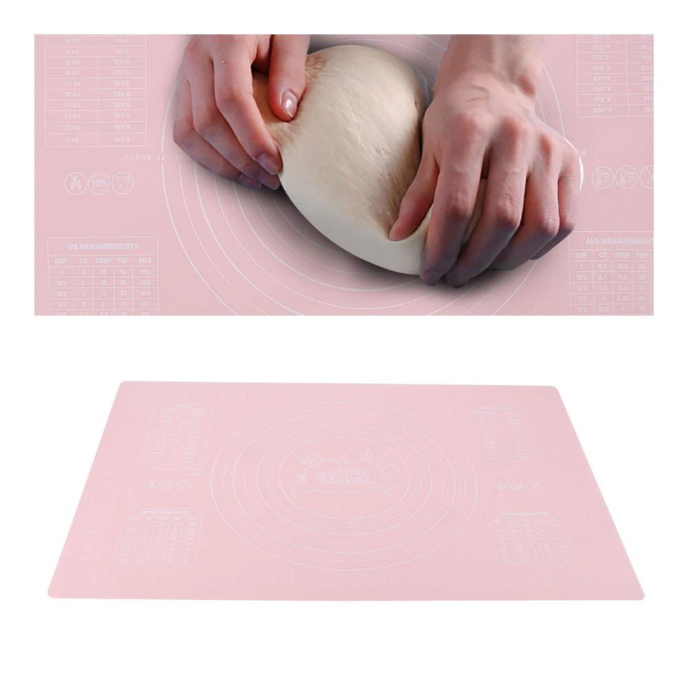 Selbstheilende 23 62 x 15 75 Zoll Silikon-Backmatte - Extra große Teigmatte mit Skala für perfektes Gebäck - Hitzebeständige Küchenunterlage für müheloses Backen