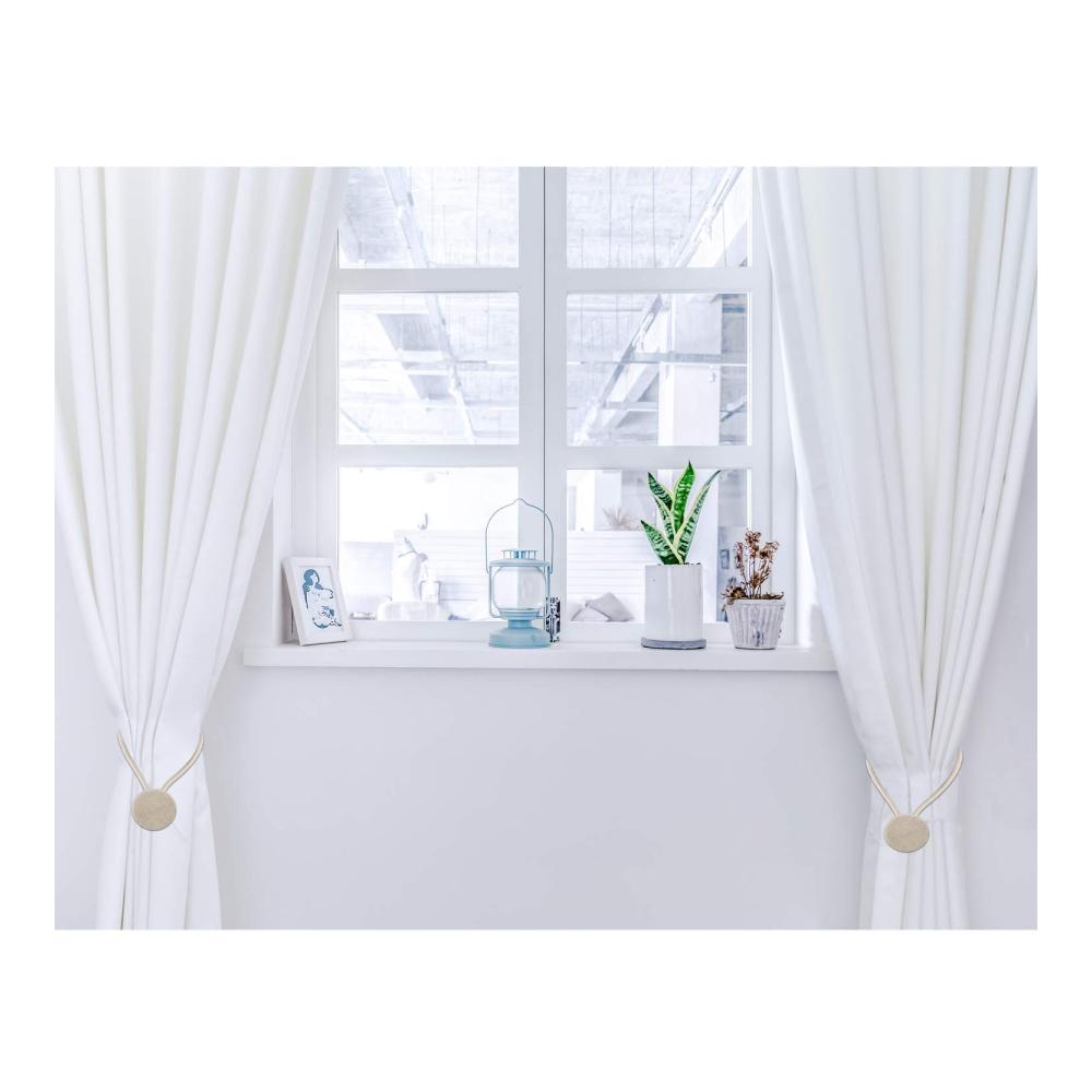 Magnetische Vorhang Raffhalter - 2 Stücke Handgestrickte Halterungen mit starkem Magneten für einfaches Anbringen von Vorhängen - Dekorative Fenster Accessoires für stilvolle Innenräume