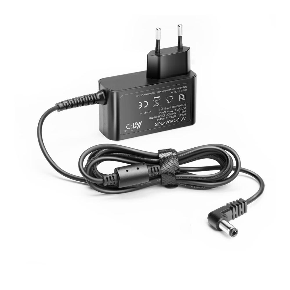 Effiziente Ersatzteile Netzteil Ladegerät 31V 500mA für Laresar & ORFELD Akku Staubsauger VC818 B08 BL818 - Ladekabel kompatibel mit Elite 3 4 5 Pro Belife V11-1 V12 C10A C10G 25 9V Cleaner
