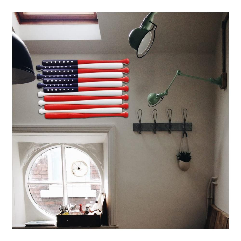 Blattgold Acrylskulptur-Bastelset Amerikanische Flagge & Wandkunst für Unabhängigkeitstag! Perfekte Heimdekoration & Wohnzimmer-Türanhänger. Gönnen Sie sich luxuriöse Base