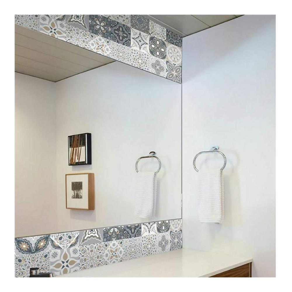 Verleihen Sie Ihrer Küche Glanz 24er-Set Marokkanische Fliesenaufkleber 15×15cm - Selbstklebende Mosaikfliesen für eine stilvolle Wandgestaltung - Dekorative Klebefliesen für Ihr Zuhause
