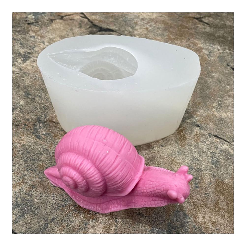 Entdecken Sie die Vielfalt Silikon Gießformen für Kerzen Wachs Gips & Harz - 3D Schneckenform handgefertigte Bastelformen für Heimdekoration Küche & Backen - Perfekte Kuchen- & Mousse-Form