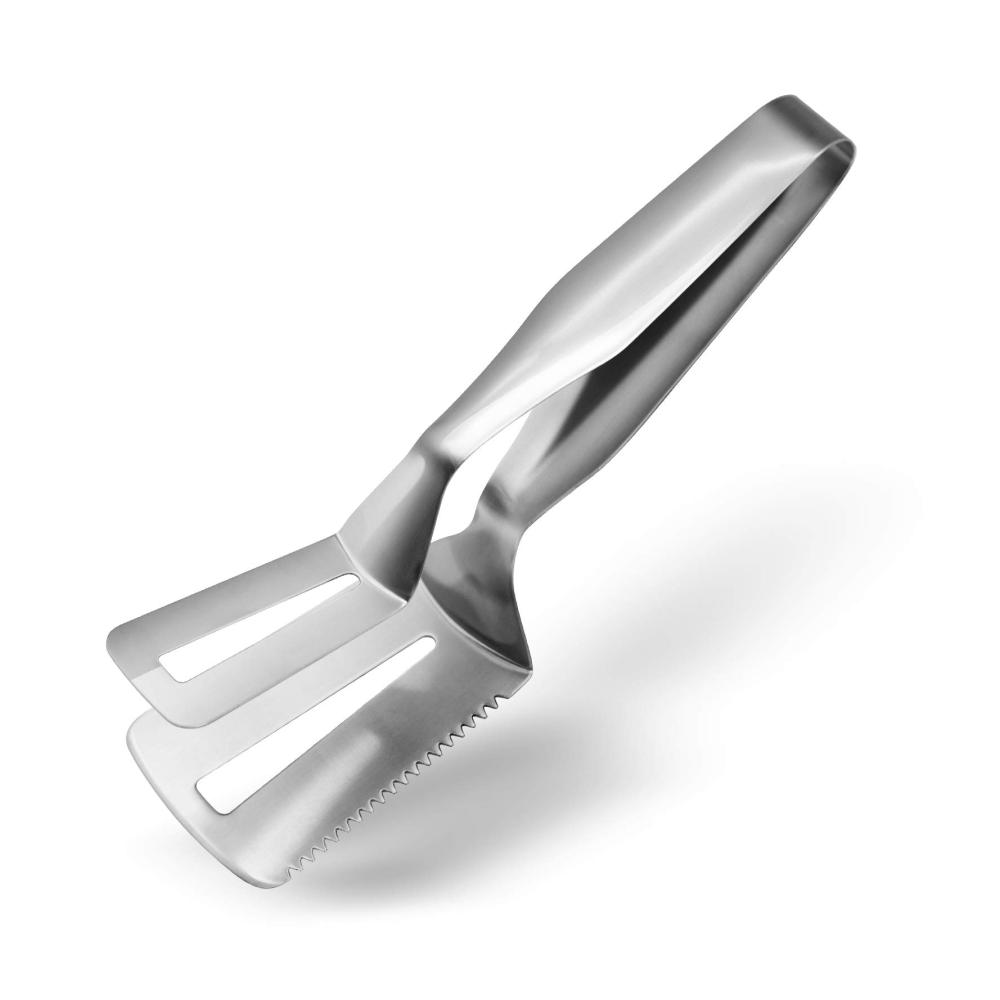 Hochwertige Zangen Set 509H Steak-Clip Acryl | Professionelle Grillzangen für Grill & Küche | Ergonomisches Design | Rostfreier Edelstahl | Leicht zu reinigen | Inklusive praktischer Aufbewahrungstasche