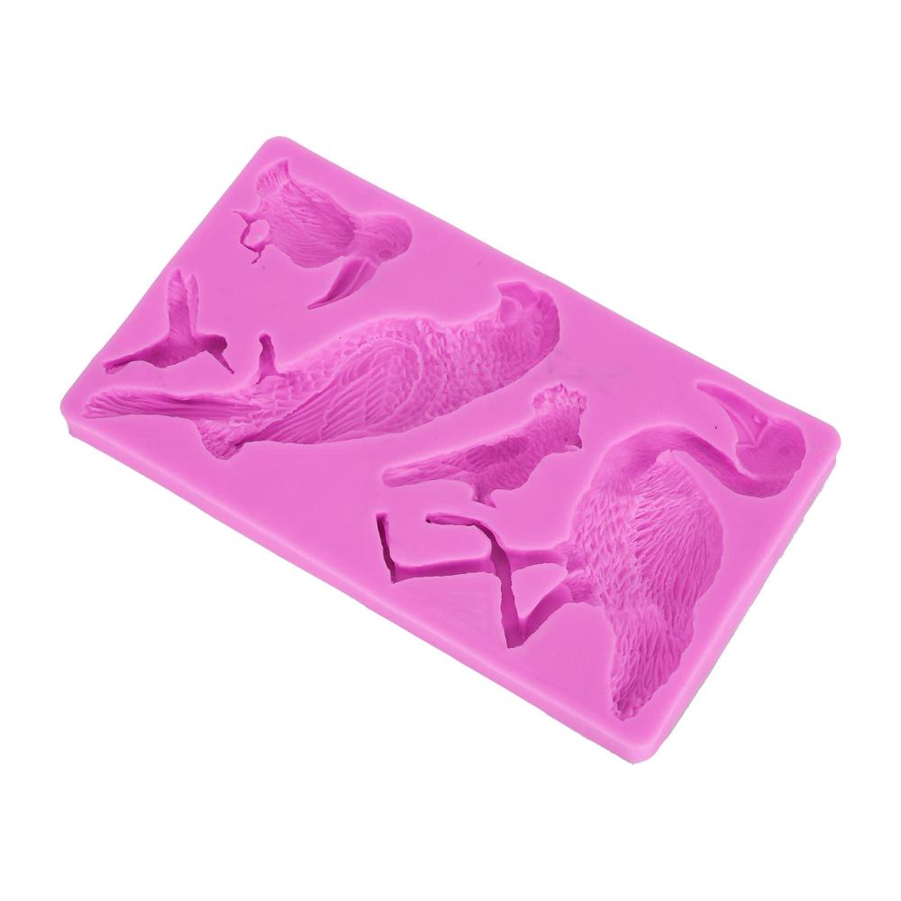 Entdecken Sie Kreativität mit unseren hochwertigen Motivbackformen! Vogel-Silikonform für DIY-Kuchen Kekse Schokolade - Authentische Tierformen für einzigartige Dessert-Dekorationen. Backspaß pur