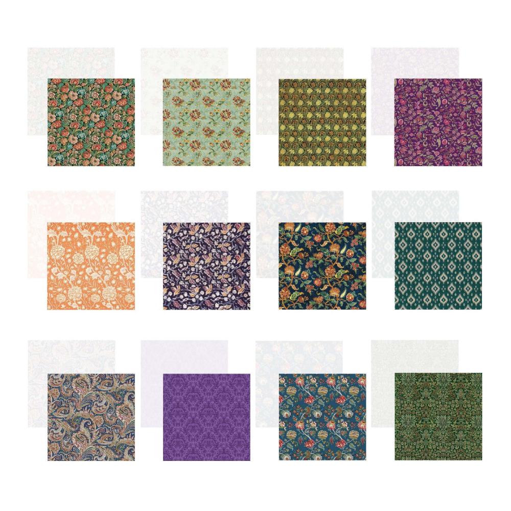 Entdecken Sie kreative Möglichkeiten mit unserem hochwertigen Dekorpapier-Set! 48 Blätter gemustertes Papier im Vintage-Stil für DIY Bastelprojekte Karten Fotoalben und Dekoration. Einseitig bedruckt 152x52 cm mit bezaubernden Blumenmustern. Verleihen Sie Ihren Projekten einen einzigartigen Charme