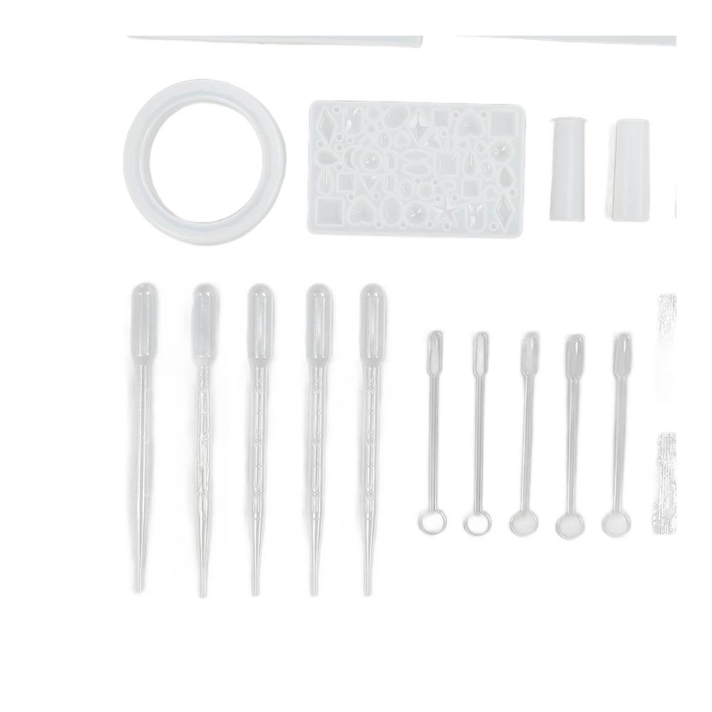Premium Gießöfen Set für DIY-Schmuckherstellung | Glattere Oberfläche & Wiederverwendbare Silikonformen | Ideal für Kunstschmuck-Anhänger | Leicht zu handhaben & langlebig