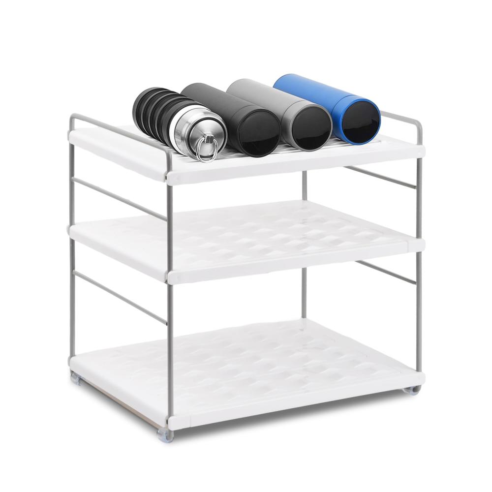 Optimale Weinschränke xianynow Ausziehbarer Flaschenhalter - Multifunktionaler Kühlschrankorganizer & Aufbewahrungsregal für Küchenschränke stapelbares Weinregal für Küche Schrank und Büro. Stilvoll geordnete Weinlagerung