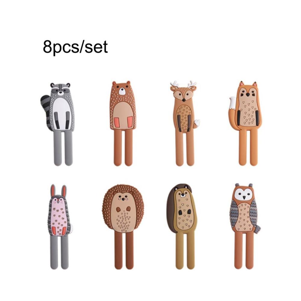 Premium Magnete Set - 8 Stück | Stark haftende Magnete für Kühlschrank Whiteboard & mehr | Vielseitige Aufhängehaken für Zuhause Büro & Werkstatt | Magnetisches Haushaltszubehör