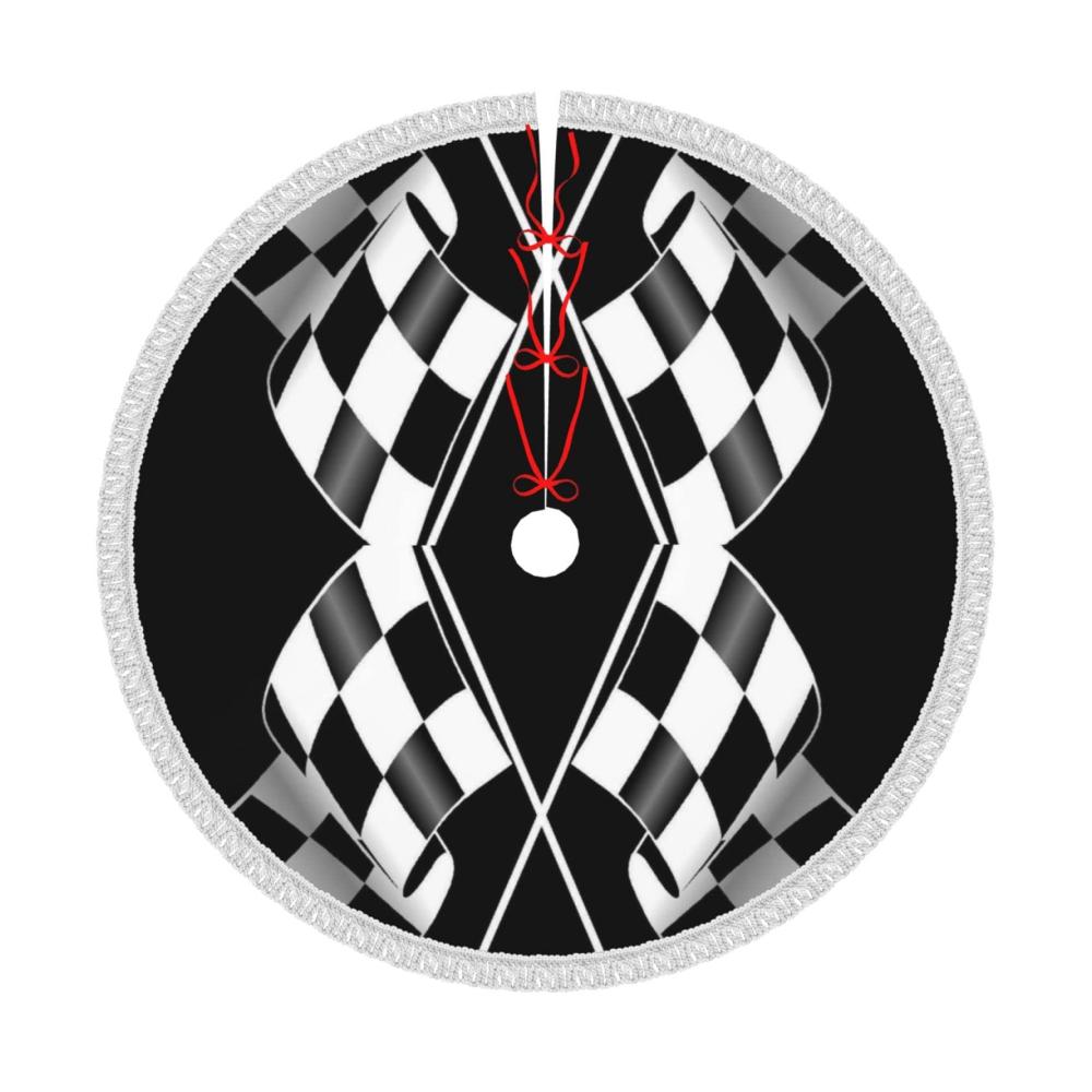 Schwarz-weiße Formel; Kariertes Flaggenmuster