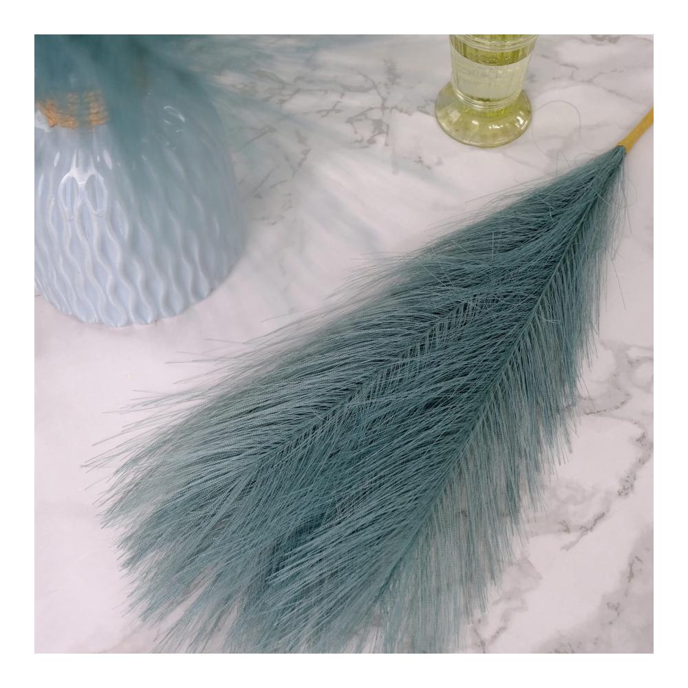 Getrocknete Pflanzen Künstliches Pampasgras Set - 45 cm flauschige Zweige für Boho Hochzeit & Weihnachtsdekoration Tafelaufsatz & Blumenarrangement im Zuh