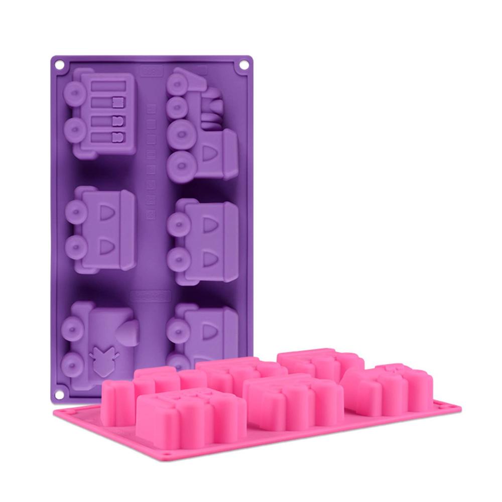 Entdecken Sie die Vielfalt Motivbackformen - WishesMar Silikonform Zug - Flexibel Antihaftbeschichtet für Kuchen Seife Desserts
