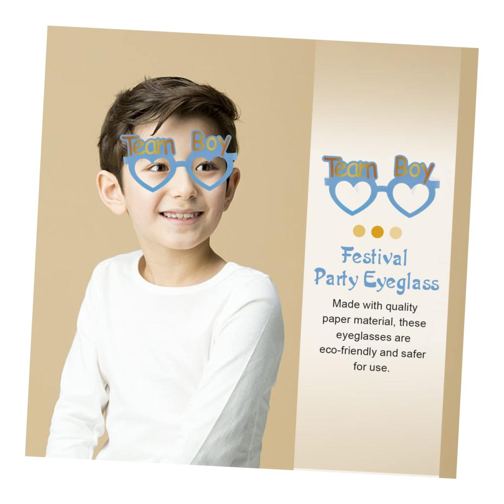 Partyfotoautomat Zubehör 8 Stk. Rosa Schnapsgläser mit Flippiger Sonnenbrille & Babyaufklebern - Perfekte Abschlussballdekorationen für Mädchen & Jungen