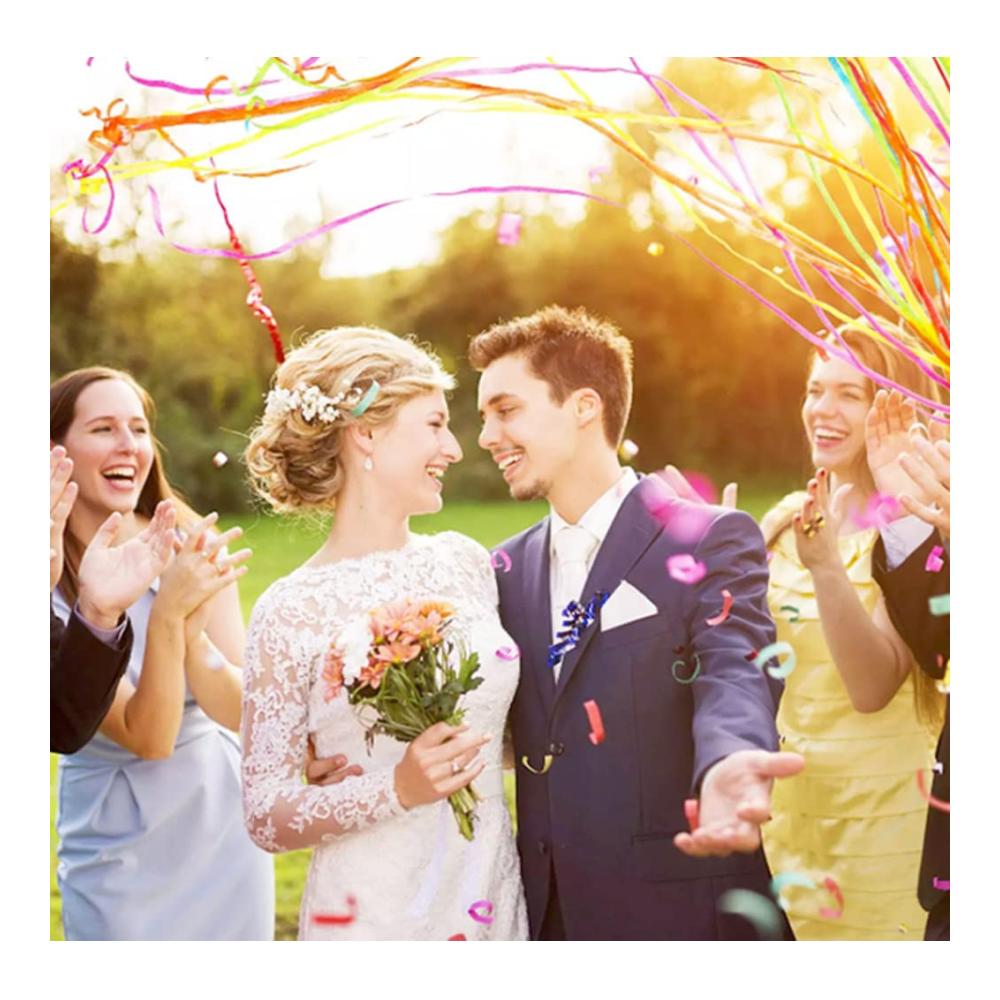 Magische Konfetti-Knallbonbons 10 Stück Handtuch-Luftschlangen für unvergessliche Feiern! Ideal für Ostern Geburtstage Hochzeiten & mehr - Kein Durcheinander