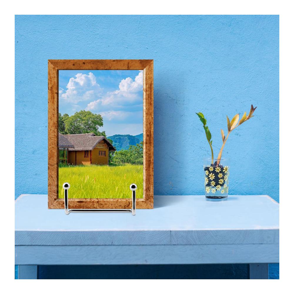 Premium Metall Tellerständer Set – 4 Stück 4 Zoll Display Ständer für Kunst Fotos & mehr – Stabile Staffelei Plattenhalter aus Eisen – Ideal für Teller Bücher Bilder und Kunstwerke auf dem