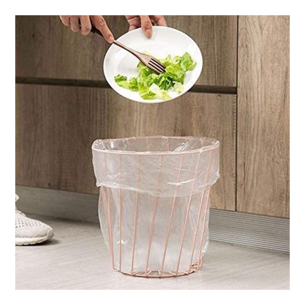 Moderner Schrankkorb-Set 3er-Pack Runde Drahtkörbe - Hellrosa - Organisation und Aufbewahrung für Zuhause - Stabile Konstruktion - 255 x 255 x 18 cm