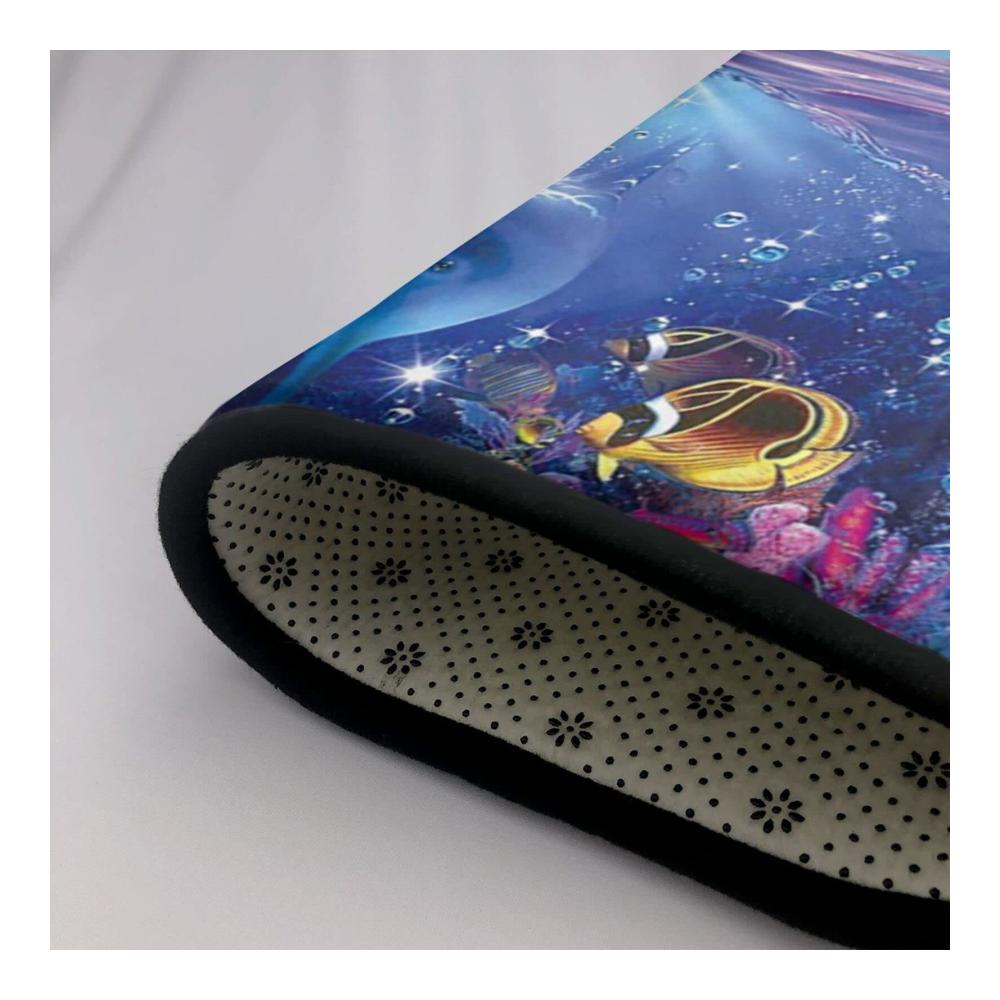 Bringen Sie mit unseren himmelblauen Meereslebewesen-Teppichen Leben in Ihre Räume! Superweich rutschfest und waschbar für Wohnzimmer Schlafzimmer und Ruhebereiche. Perfekte Dekoration für Zuhause! 100 x 150