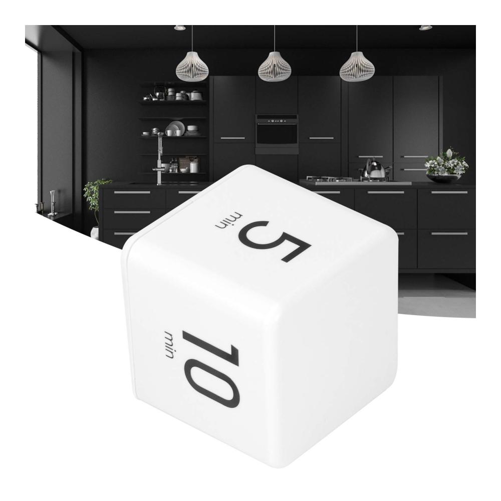 Eieruhren Cube Timer mit Schwerkraftsensor - Perfekt für Zeitmanagement beim Training und Spielen - Anzeige für 1 3 5 10 & 15 20 30 60 Minuten - Multifunktionale Digitalu