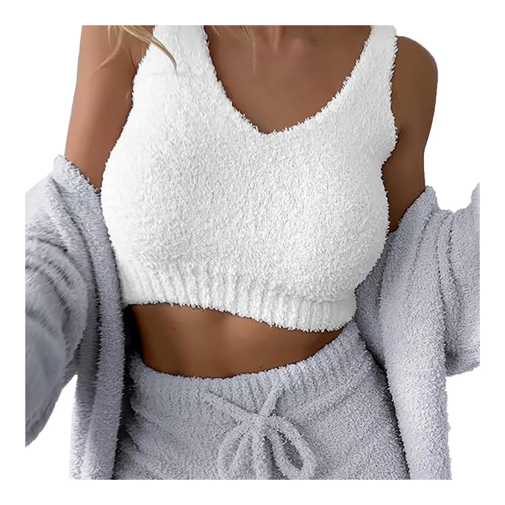 Erweitertes Fotoalbenzubehör Hochwertiges Knit Set - 3-teiliges gemütliches Damen-Set | Warm kuschelig & sexy | Perfekt für gemütliche Nächte und stilvolle Tage