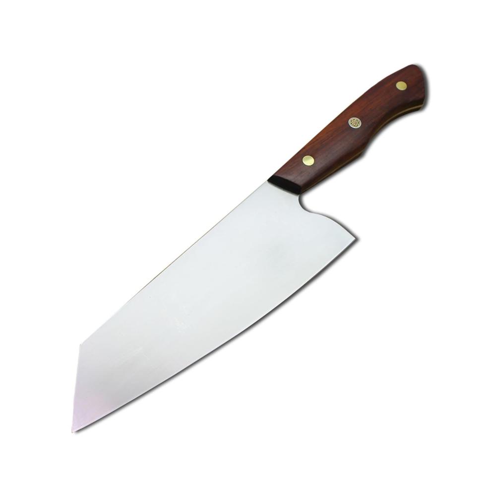 Handgefertigtes Profi-Kochmesser 8-Zoll | Japanischer Stil mit DC53 Klinge & Palisandergriff | Ideal zum Fleischschneiden & Kochen | EDC-W
