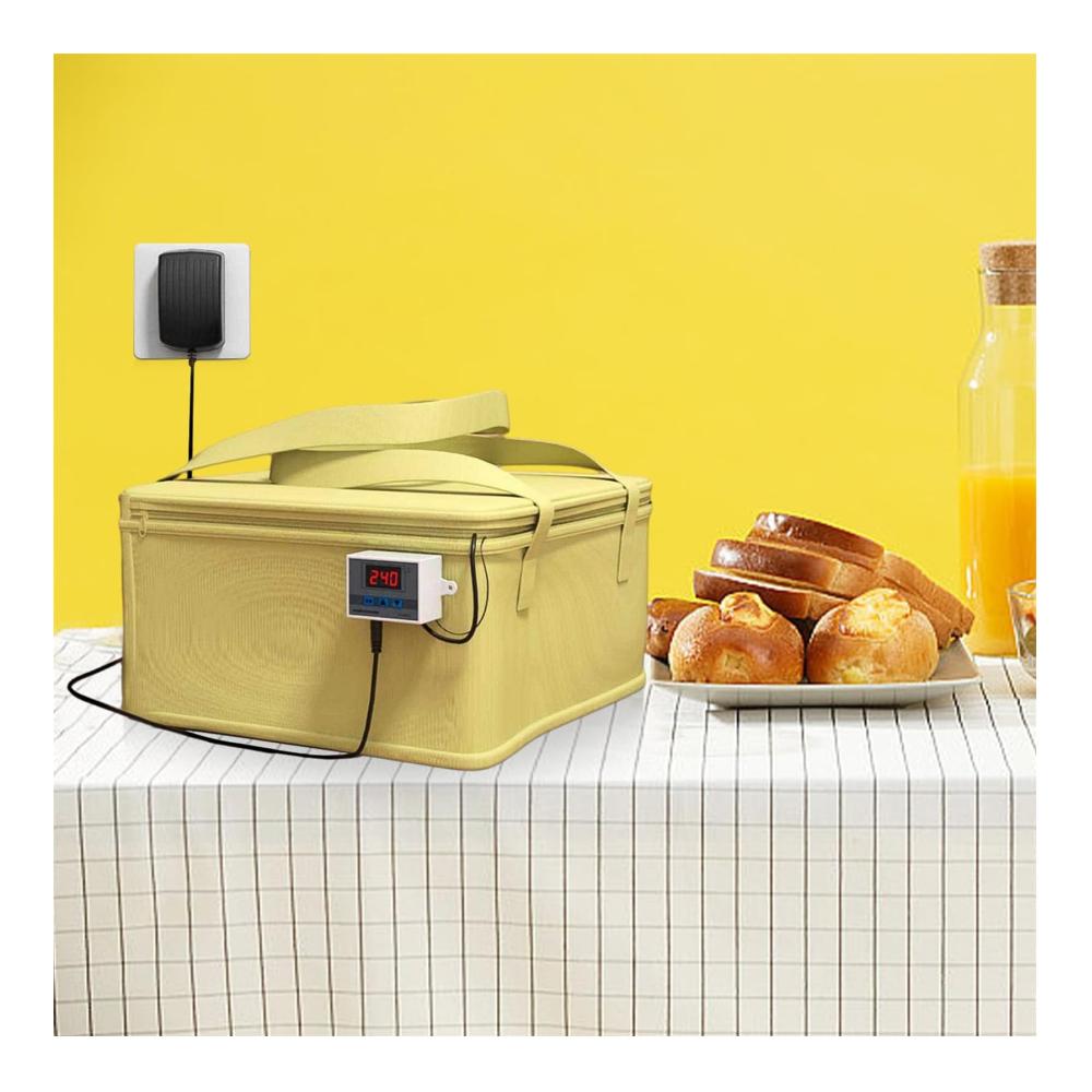 Professionelles Gärkörbchen mit Temperaturkontrolle für perfektes Backen und Fermentieren - Idealer Brot- und Joghurthersteller mit Niedrigtemperatur-Heizung