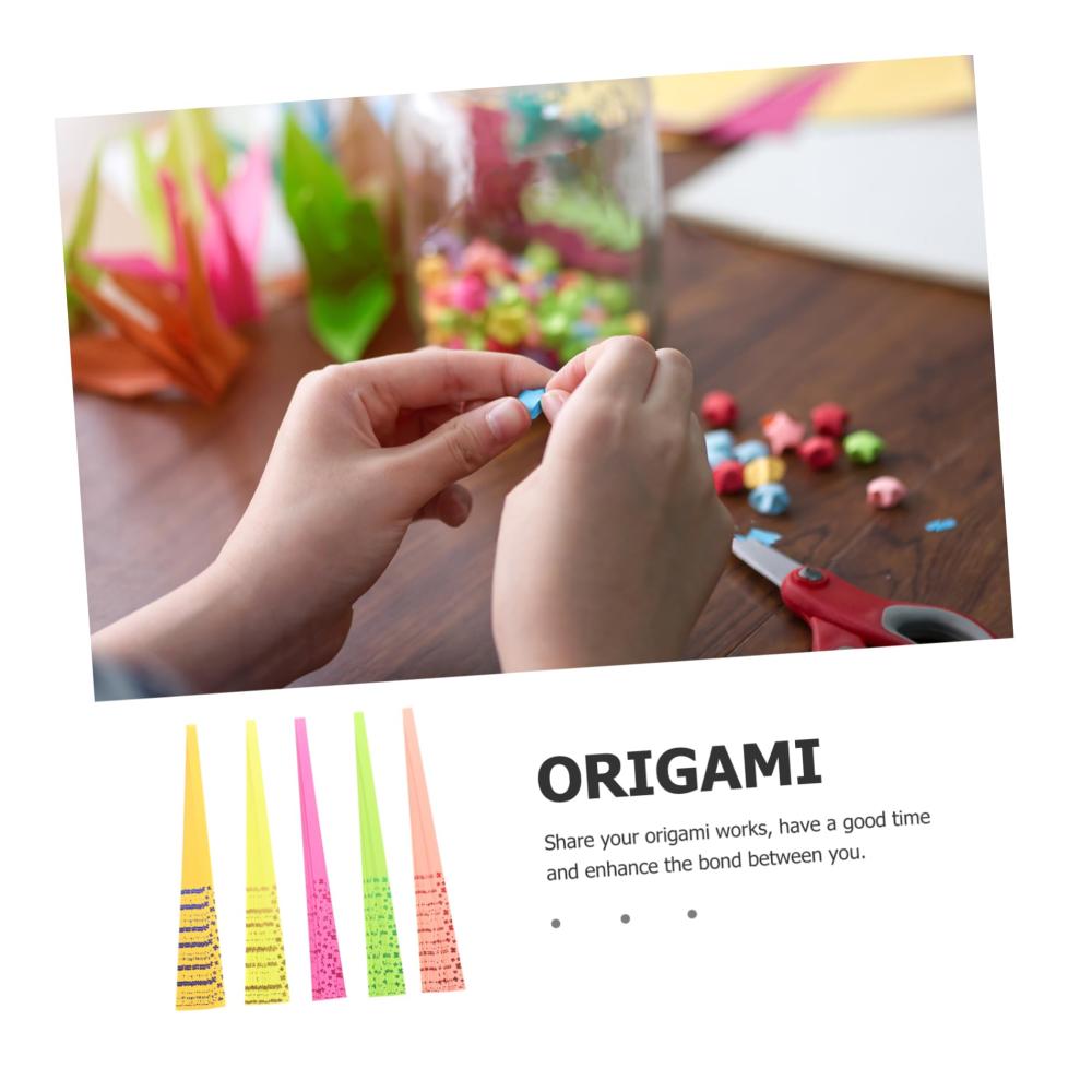Origami-Papier 100 farbige Sterne für Weihnachtsdekoration Basteln & Geschenke - inkl. Anleitung für 10 festliche Origami-Weihnachtsgeschenke