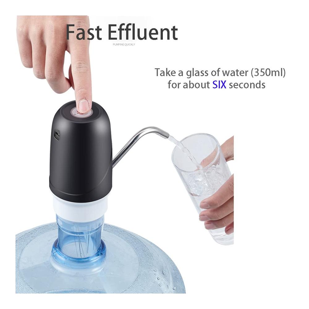 Tragbarer elektrischer Wasserspender & Kühler - Automatische Dosierung - USB-aufladbar - Ideal für Zuhause Büro Camping & Unterwegs - Sparen Sie Platz und genießen Sie frisches Wasser