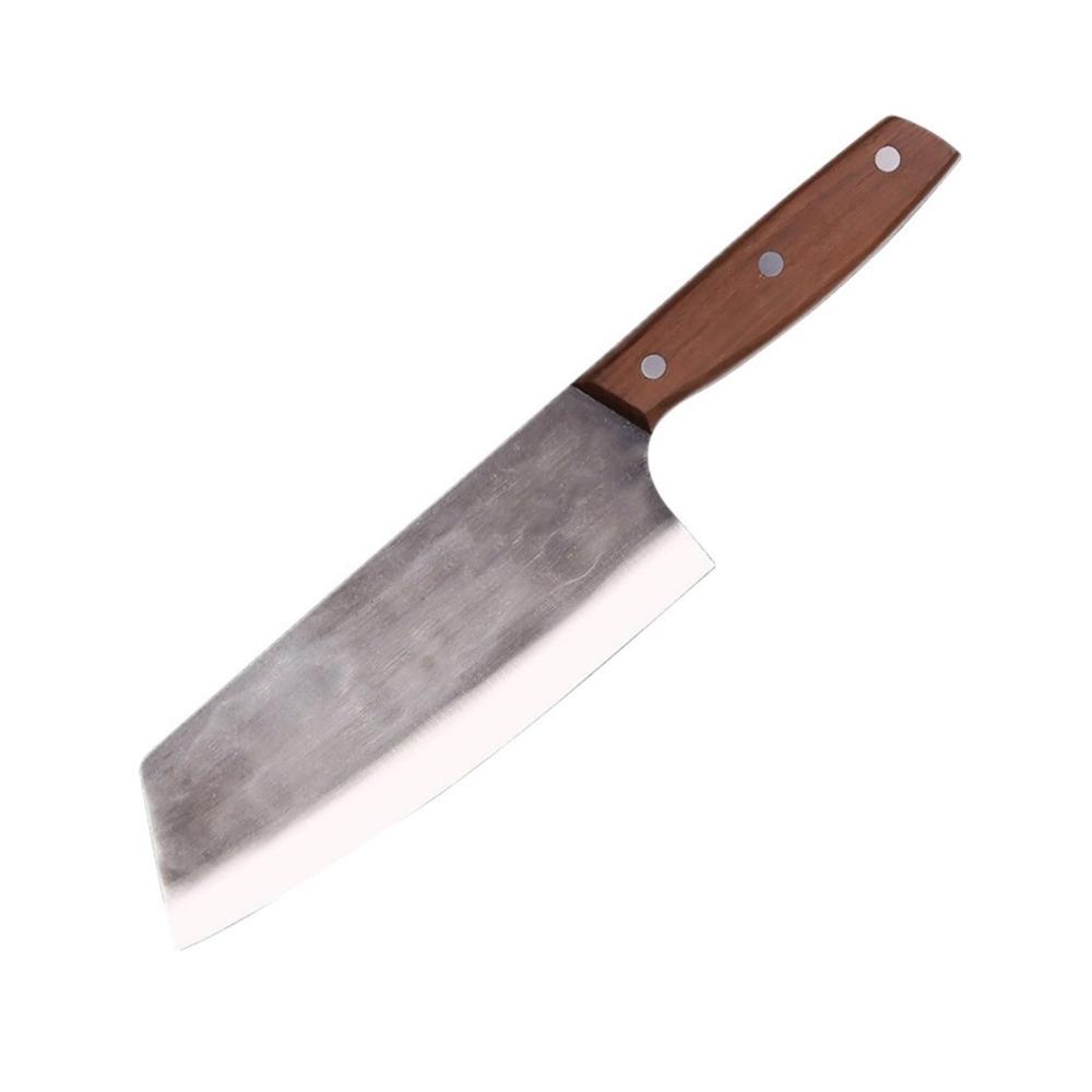Hochwertiges Kochmesser Set aus geschmiedetem und gehämmertem Edelstahl für Haushalt Fleisch und Gemüse - Professionelle Schneidleistung und Langlebigkeit - Inklusive Kochbeil