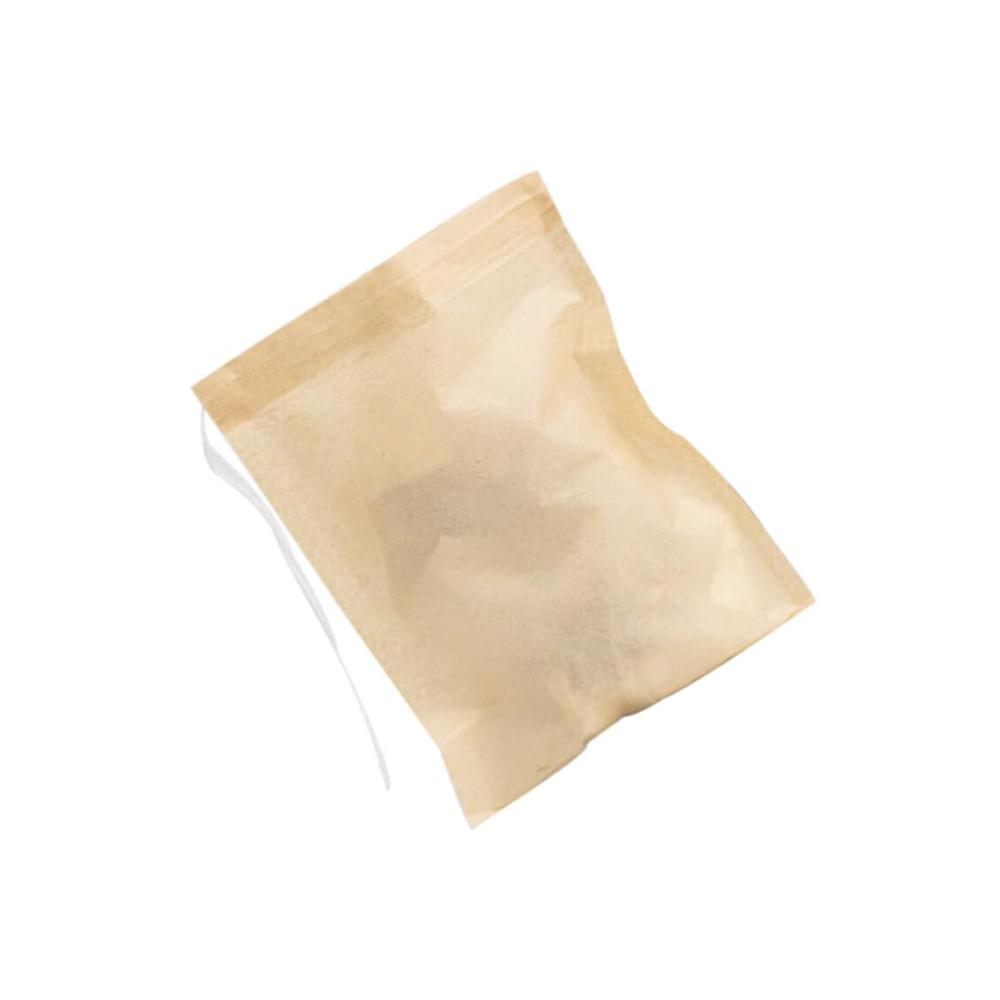 300 Stück Teefilterbeutel mit Kordelzug - ungebleichter Verschluss - leer - für Küchenpulver und Kräuterblätter - 6x8 cm - Premium-Qualität