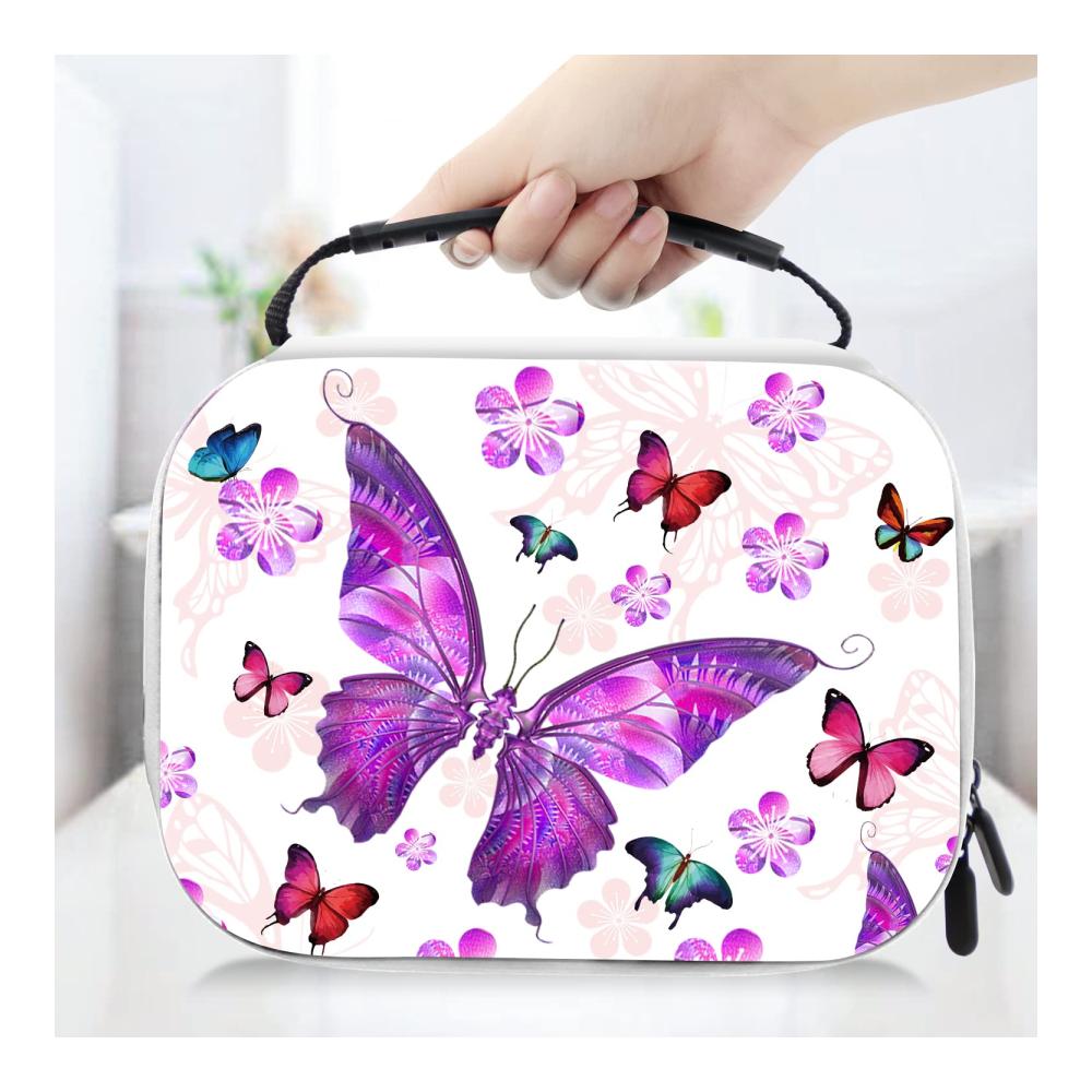 Diamantmalerei Zubehör Organizer Box Set - 30 Teile inkl. Koffer für 5D Diamantmalerei - Aufbewahrungsbox für Strass Perlen Nägel - DIY Werkzeuge & Zubehör für Künstler und Handwerker